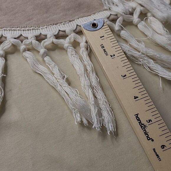 entro sz S fringed southwestern motif pullover top - Picture 5 of 9